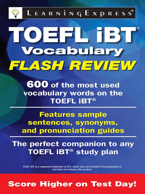 Title details for TOEFL iBT® Vocabulary Flash Review by LearningExpress LLC, LearningExpress LLC - Available